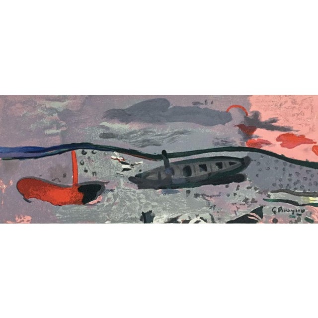 Modern Georges Braque Limited Edition Lithograph "Bord..." For Sale - Image 4 of 5