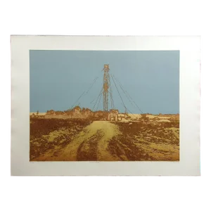 Ted Thomas "Wildcat #1" Signed and Numbered Etching
