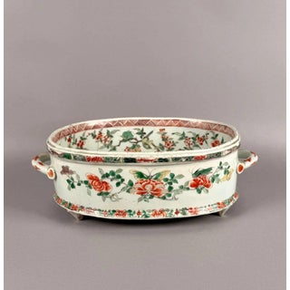 Porcelain garden set in the famille verte style, Kangxi period (1662-1722), China For Sale