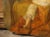 19th Century French Overdoor Painting, the Cellist For Sale In Dallas - Image 6 of 12
