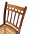 1920's Victorian American Chestnut Cane Seat Side Desk Chair For Sale - Image 10 of 17