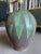 1970s Large R. Kevin Kelley Pottery Lamp Original Copper Green Glaze Arrow Bolt Design Studio Vessel California For Sale - Image 10 of 13