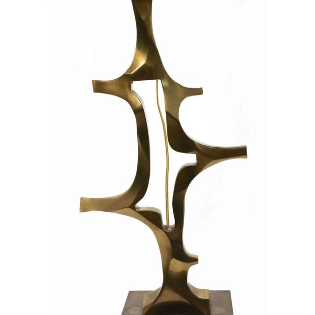 Mid-Century Modern Seahorse Lamp attributed to Willo Daro, 1970s For Sale - Image 3 of 8