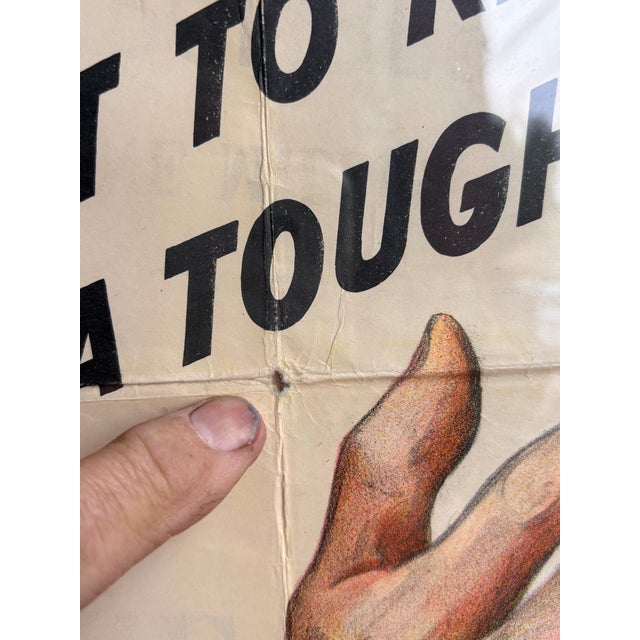 Paper 1940’s Movie Poster, "Too Late for Tears" For Sale - Image 7 of 8