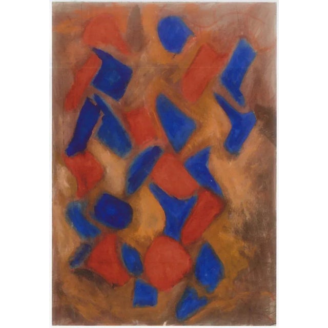 Abstract Composition is an original artwork realized by Giorgio Lo Fermo in 2010. Oil on canvas applied on cardboard. This...