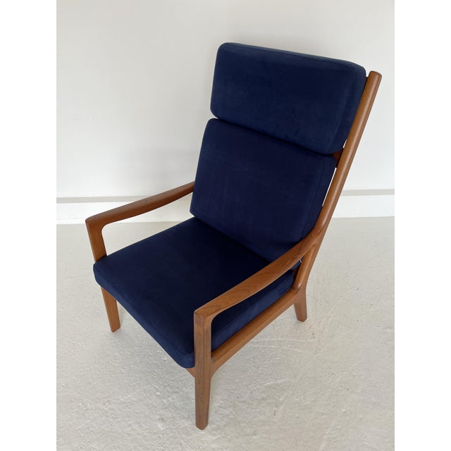 Danish Teak Senator Lounge Chair by Ole Wanscher for Poul Jeppesen, 1960s For Sale - Image 10 of 12