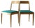 Mid-Century Walnut Dining Chairs attributed to Carl Auböck, Vienna, Austria, 1950s, Set of 4 For Sale