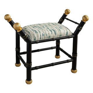 Boca Black Wildcrest Moss Bamboo Bench For Sale