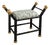 Boca Black Wildcrest Moss Bamboo Bench For Sale