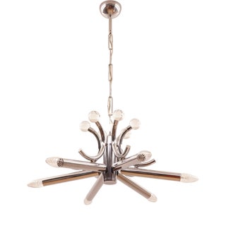 Sputnik Chrome Pendant Lamp, 1970s For Sale
