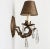 Traditional 1960s French Regency Style Bronze Wall Sconces With Crystal Drops and Shades, a Pair For Sale - Image 3 of 13