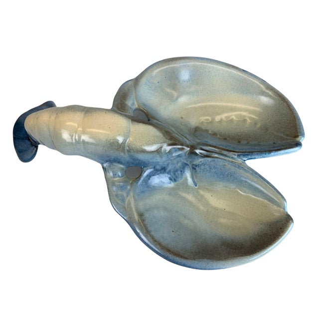 Mid-Century Modern Drip Glaze Lobster Dish For Sale In Seattle - Image 6 of 6