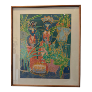 1970s Molly J. Schiff Interiors Painting