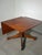 Wood Antique Oak Dining Table with Extendable Leaf For Sale - Image 7 of 7