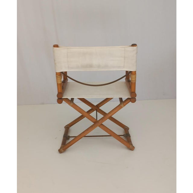 Set of McGuire Director's Chairs, 1950s For Sale - Image 4 of 5