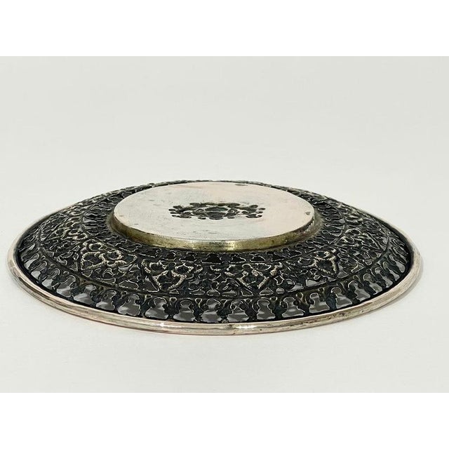 Small Antique Openwork Yogya Decorative Plate For Sale - Image 5 of 7