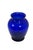 Modern 1995 Miami Valley Hunt & Polo Club Cobalt Blue Winner Trophy Vase 7" For Sale - Image 3 of 11