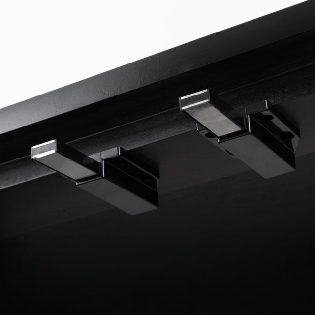 Black Pasargad Home Eclipta Modern Accent Cabinet For Sale - Image 8 of 9