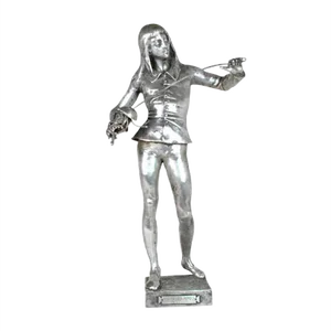 E Laporte, 1st Weapons, Signed Bronze Silver, 19th Century