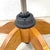 Wood Vintage Scandinavian Modern Teak Adjustable Swivel Desk Chair With Sculptural Spindle Back For Sale - Image 7 of 14