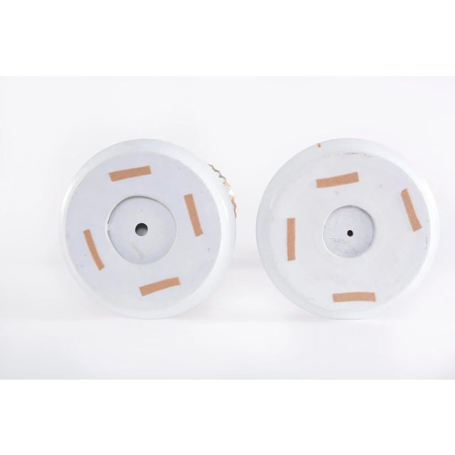 Late 20th Century Gilt Gold / Glazed Porcelain Decorative Bowls - a Pair For Sale - Image 10 of 13