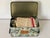 Mid 20 Th Century Tin Sewing Box With Accessories For Sale - Image 4 of 6