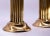 Mid 20th Century Vintage Classical Pillar Candle Holders in Brass - a Pair For Sale - Image 5 of 10