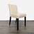 Modern Set of Six Crate & Barrel Lowe Ivory Leather Dining Chairs For Sale - Image 3 of 13