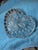 this is a vintage heart-shaped trinket dish from the "The Byrdes Collection" produced by Hofbauer Crystal in West Germany....