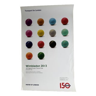 John Hunter, Wimbledon 2013 Championships (All England Lawn Tennis Club, 24 June 7 July) Poster, Print For Sale