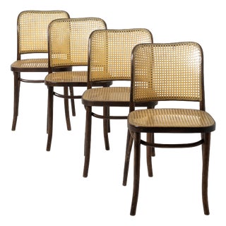 Vintage Model 811 Dining Chairs by Josef Hoffmann, Poland, 1980, Set of 4 For Sale