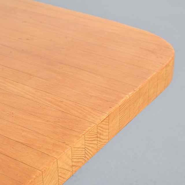 Charlotte Perriand Adjustable Table by Charlotte Perriand for Les Arcs, 1975 For Sale - Image 4 of 16