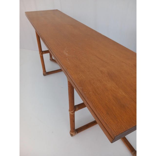 Console Table by Lyda Levi for McGuire, 1970s For Sale - Image 6 of 8