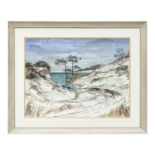 Ocean Path Through Sand Dunes - Florida Landscape by Joseph Yeager For Sale