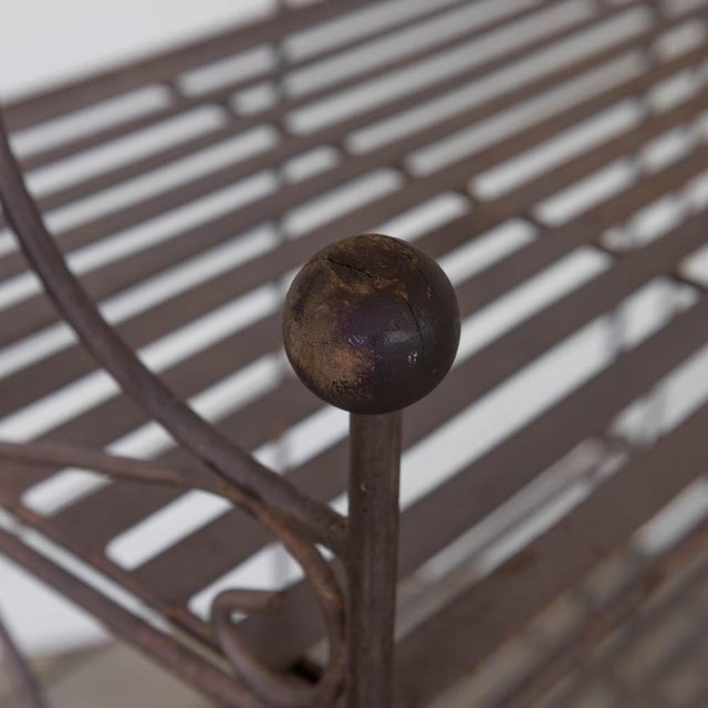 1930S French Provincial Wrought Iron Étagère For Sale - Image 12 of 13