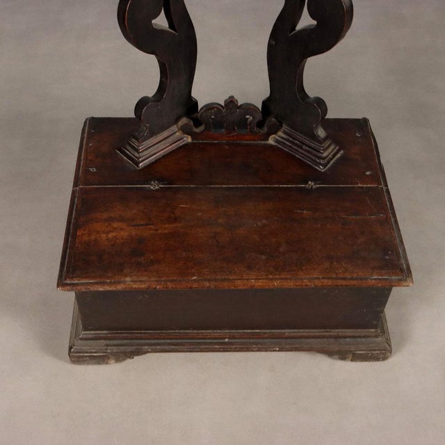 Baroque Cherrywood Kneeler, Central Italy, 17th Century For Sale - Image 5 of 9