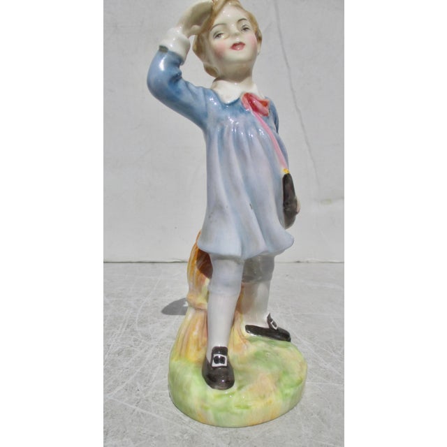 Mid 20th Century Little Boy Blue Royal Doulton Porcelain Figure For Sale - Image 5 of 9