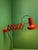 1970s bright orange scissor lamp by sis germany. original orange paint in totally amazing condition, expertly restored....