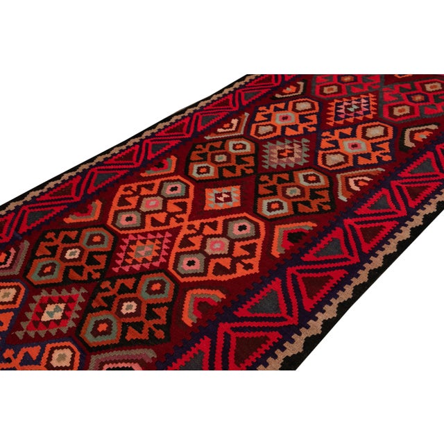 Mid-20th Century Vintage Kilim Runner Rug 4' 7" X 11'. For Sale - Image 10 of 13