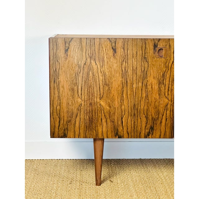 Scandinavian Rosewood Sideboard with Tapered Legs, 1960 For Sale - Image 11 of 18