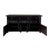 Wood Handmade Solid Wood Black Sideboard With 7 Drawers – Oriental Style For Sale - Image 7 of 7