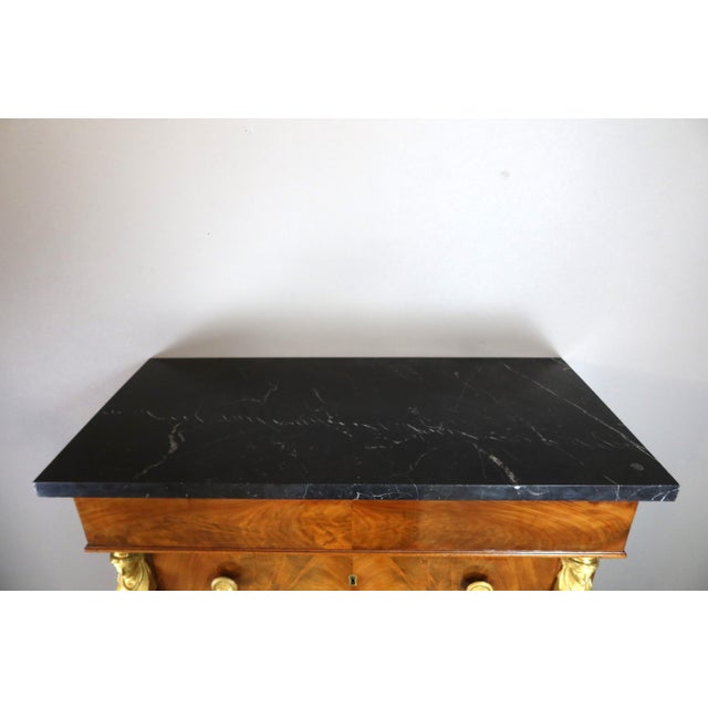 Empire Mahogany Chest of Drawers For Sale - Image 12 of 15