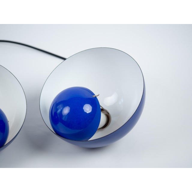 Vintage FlowerPot Pendant Lamps by Verner Panton for Louis Poulsen, Set of 2 For Sale - Image 5 of 12