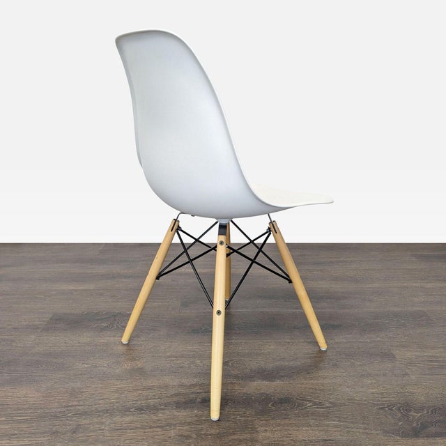 2010s Set of Six Herman Miller Eames Molded Plastic Side Chairs For Sale - Image 5 of 10