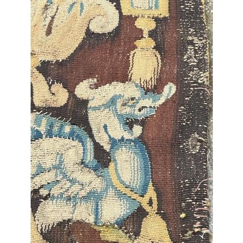 Antique French Aubusson Tapestry For Sale - Image 15 of 17