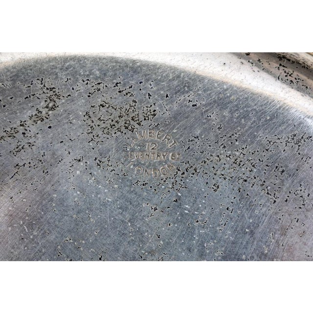 Metal Silver-Plated Metal Chafing Dishes from Lambert London, 1920s, Set of 2 For Sale - Image 7 of 8