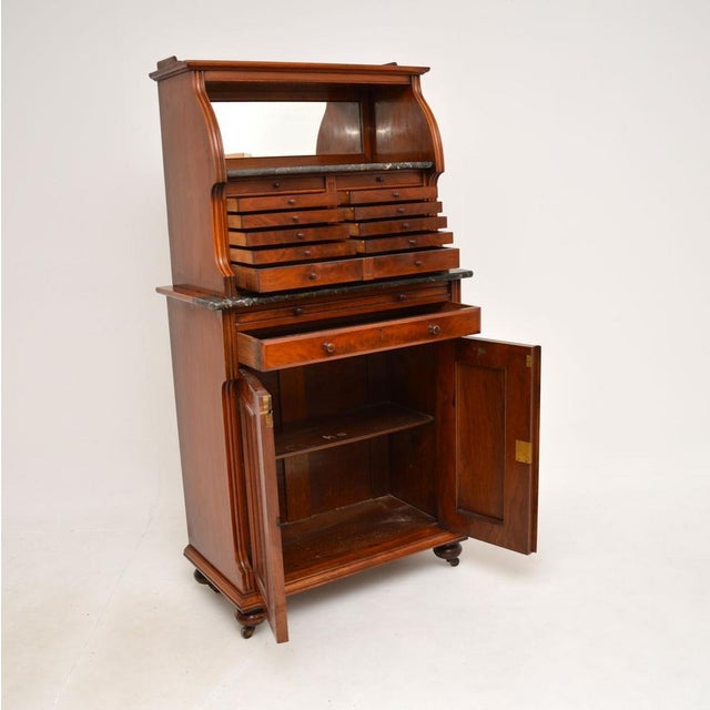A wonderful antique Victorian dentist cabinet. This was made in England, it dates from around the 1860-1880 period. There...