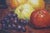 Late 20th Century Asters and Fruit on a Table Oil Painting on Canvas After Henri Fantin Latour 31" For Sale - Image 10 of 10