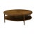 Modern Parquetry Round Coffee Table, Dark Oak For Sale In Greensboro - Image 6 of 6