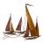 Signed C. Jeré Artisan House Sailboat Regatta Brass Copper Brutalist Mid-Century Modern Wall Sculpture For Sale
